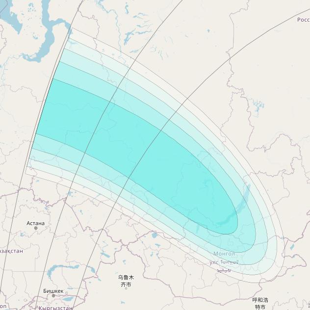 Inmarsat-4F1 at 143° E downlink L-band S053 User Spot beam coverage map