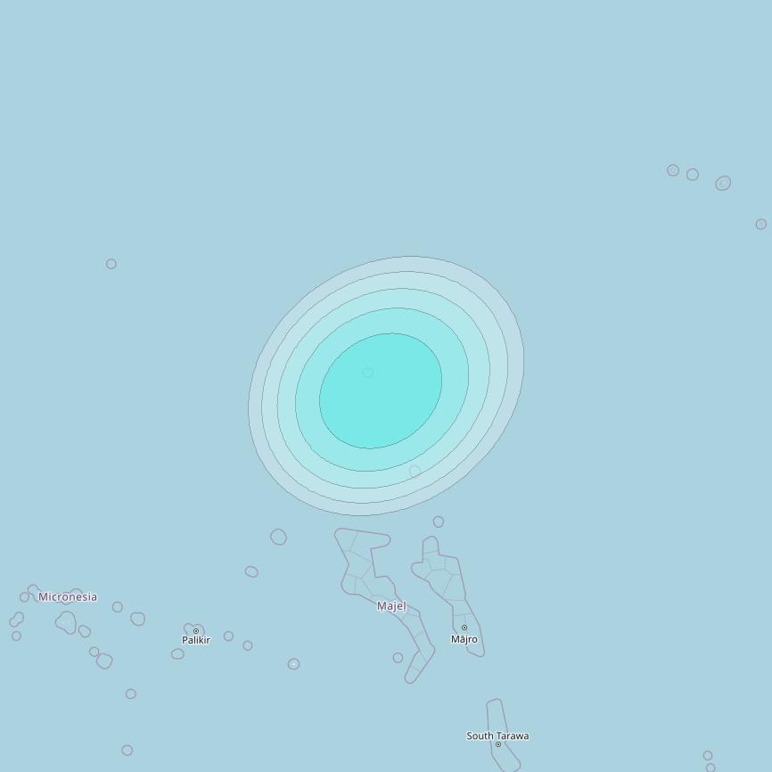 Inmarsat-4F1 at 143° E downlink L-band S149 User Spot beam coverage map