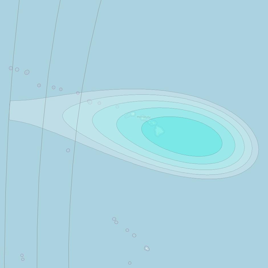 Inmarsat-4F3 at 98° W downlink L-band S015 User Spot beam coverage map