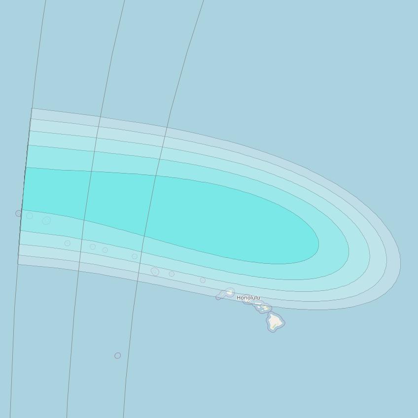 Inmarsat-4F3 at 98° W downlink L-band S016 User Spot beam coverage map