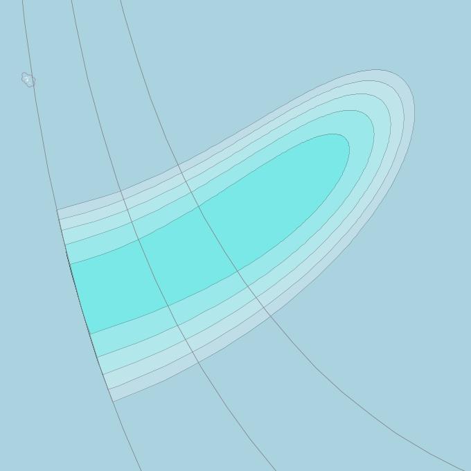 Inmarsat-4F3 at 98° W downlink L-band S041 User Spot beam coverage map