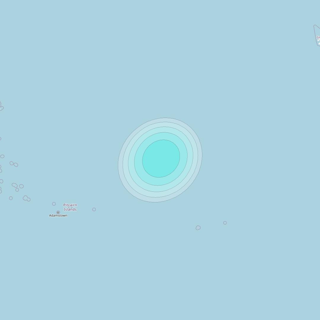 Inmarsat-4F3 at 98° W downlink L-band S058 User Spot beam coverage map