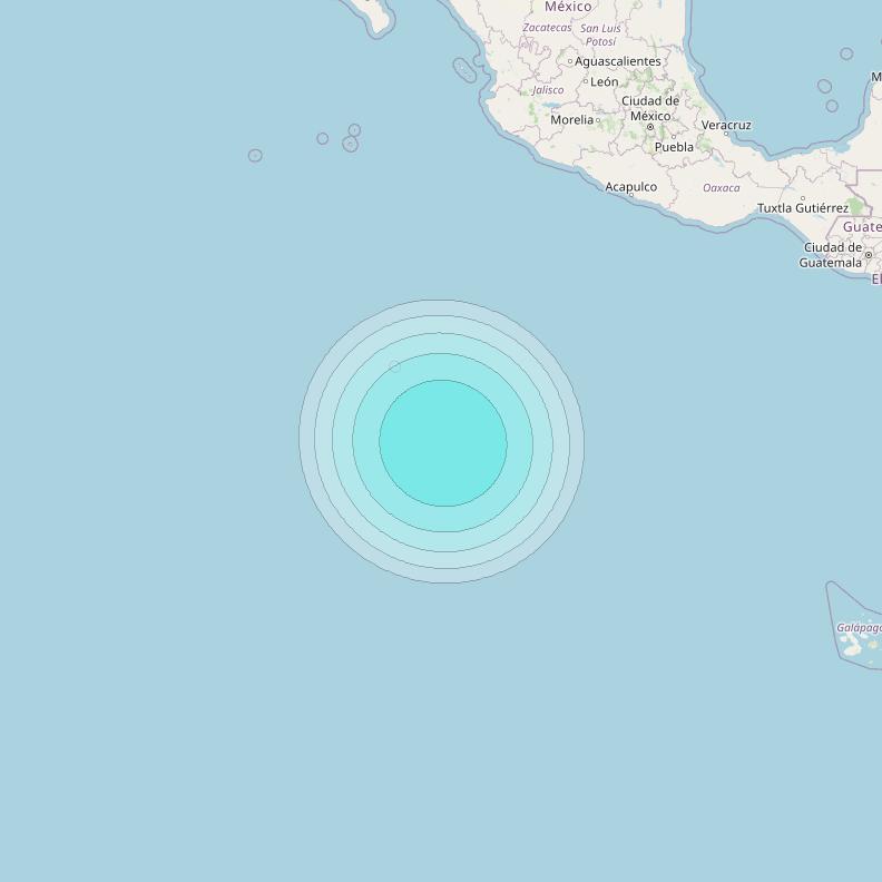 Inmarsat-4F3 at 98° W downlink L-band S076 User Spot beam coverage map